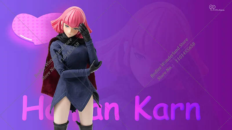 Фото Оригинальная коллекционная фигурка YIYA Studio в масштабе 1/6, Kawaii Battle Girl Haman Karn, 12 дюймов, женский солдат, модель, полный набор игрушек №5