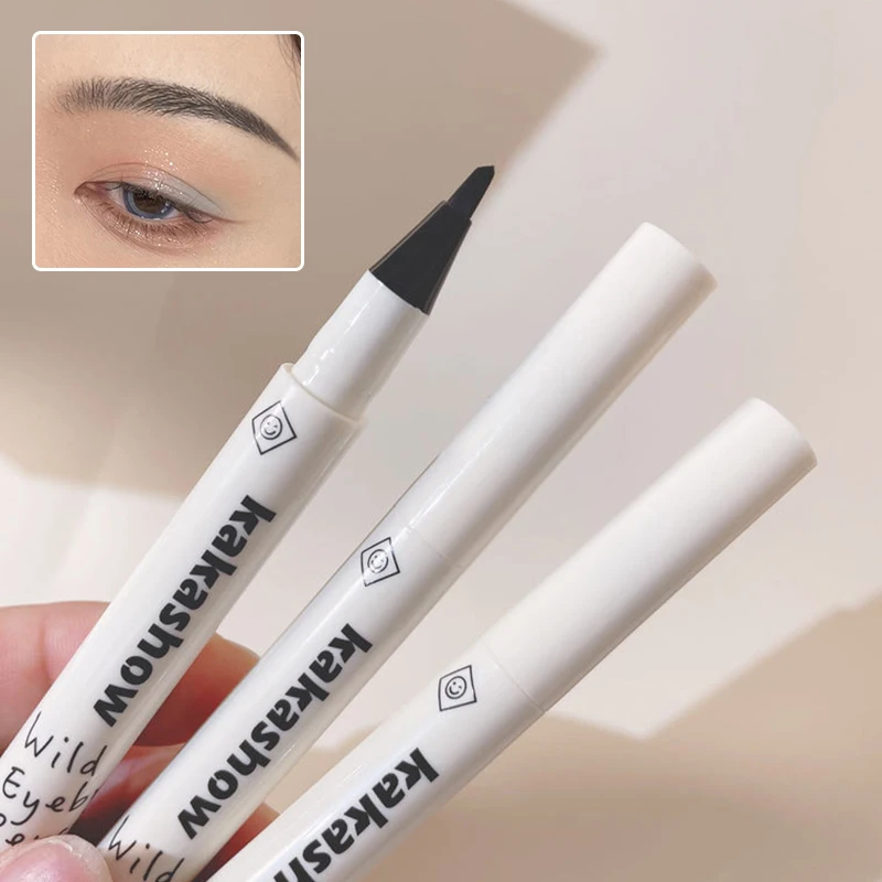 

Натуральный жидкий карандаш для бровей подводка для глаз водостойкая многофункциональная корейская косметика для женщин быстросохнущая гладкая подводка для глаз ручки для макияжа