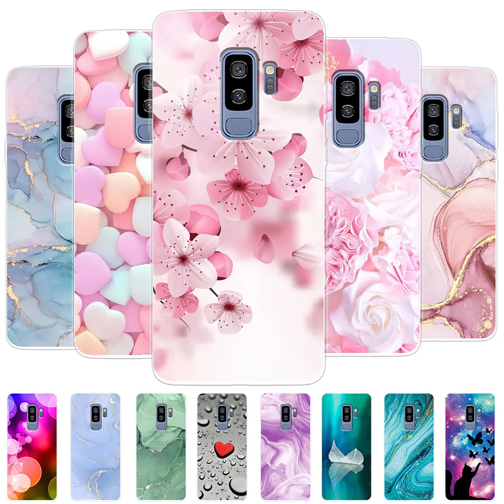 Чехол для Samsung Galaxy S9, чехол для Galaxy S9 Plus, силиконовый мягкий чехол из ТПУ, чехол для Samsung S9, S9 Plus, чехлы для телефонов