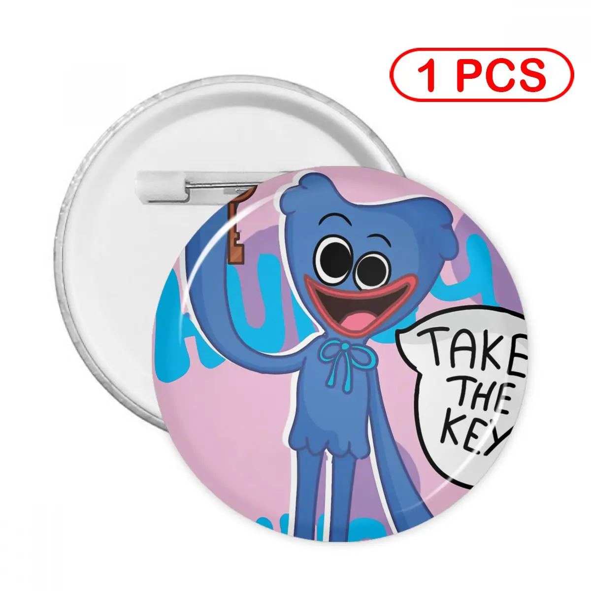 

FNF Poppy Playtime Huggy Wuggy Pins Creative Brooch Jewelry Decor Metal Pin Badge Girl Child Broche Button Clothes Gift