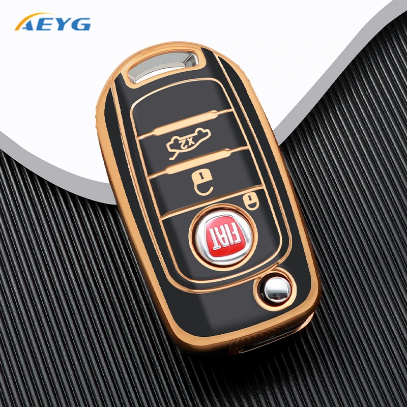 ТПУ чехол для автомобильного ключа с дистанционным управлением для FIAT Tipo Toro Freedom 500X Doblo Argo Nuovo Грация аксессуары для удаленного ключа