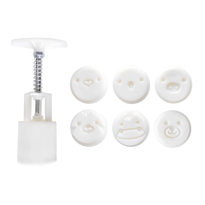 

Animal Shape Mooncake Mould Hand Pressure Tool Plastic Material Baking Accessory