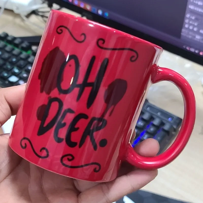 Кружка Hazbined Hotels Alastor кружка Vox керамическая чашка для кофе и воды аниме