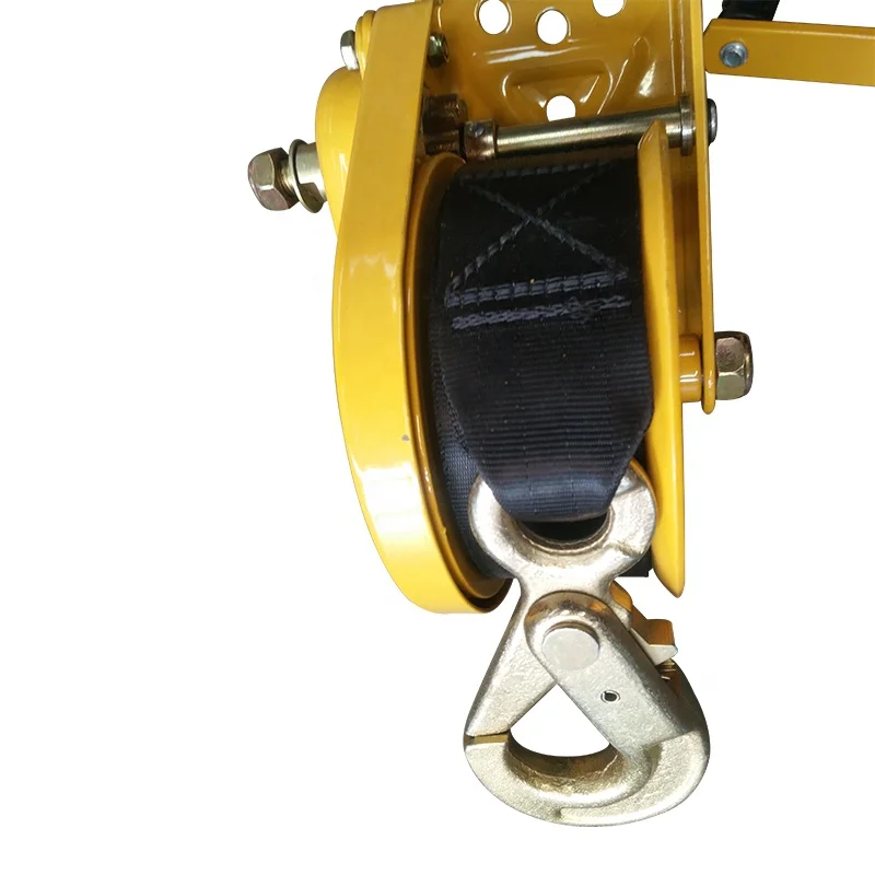 

Approved 1200lbs Winch Hand Trailer Winch With Webbing Strap Hand Crank Strap Winch