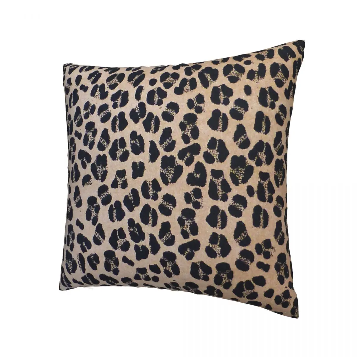 

Leopard Pillowcase Printed Fabric Cushion Cover Decor Fur Cats Throw Pillow Case Cover Car Square 40*40cm