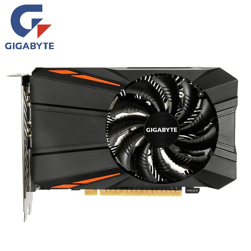 

GIGABYTE GPU GTX 1050 2 Гб Kartu Grafis 128Bit GDDR5 Kartu Video для NVIDIA Geforce GTX1050 D5 2 Гб Peta VGA видеокарты Hdmi PCI