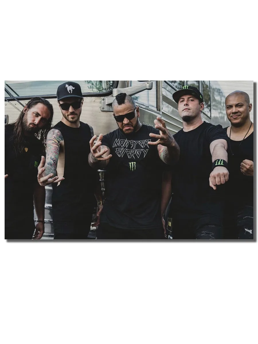 Картина интерьерная на дереве сосновая плита музыка bad wolves бэд вулфс - 5270 Г | Дом и