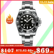 SD1953 Hot Selling Ceramic Bezel 41mm Steeldive 30ATM Water Resistant NH35 Automatic Mens Dive Watch Reloj
