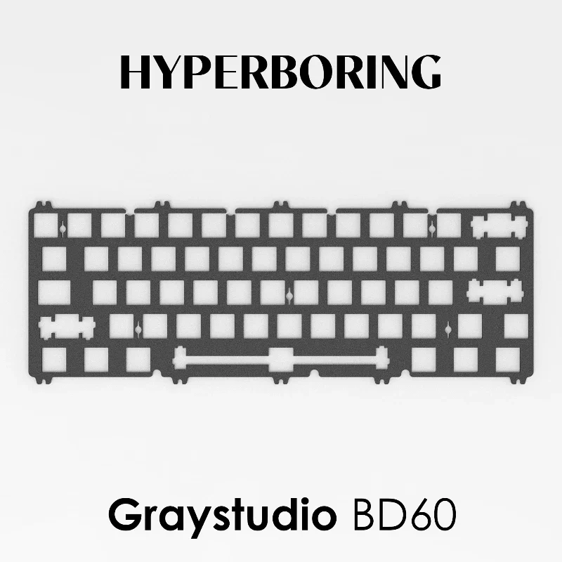 Позиционная пластина Graystudio BD60 аксессуары для механической клавиатуры на заказ