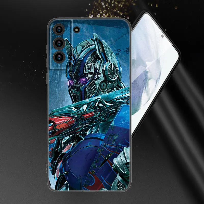 Черный силиконовый чехол Трансформеры Autobot для телефона Samsung Galaxy S20 S23 FE S21 S22 S24 Plus