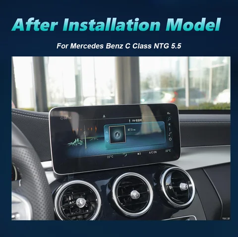 Беспроводной CarPlay для Mercedes Benz C Class W205 GLC X253 2019-2023, радио, IPS-экран, Android 14, автоматический мультимедийный плеер Navi DSP