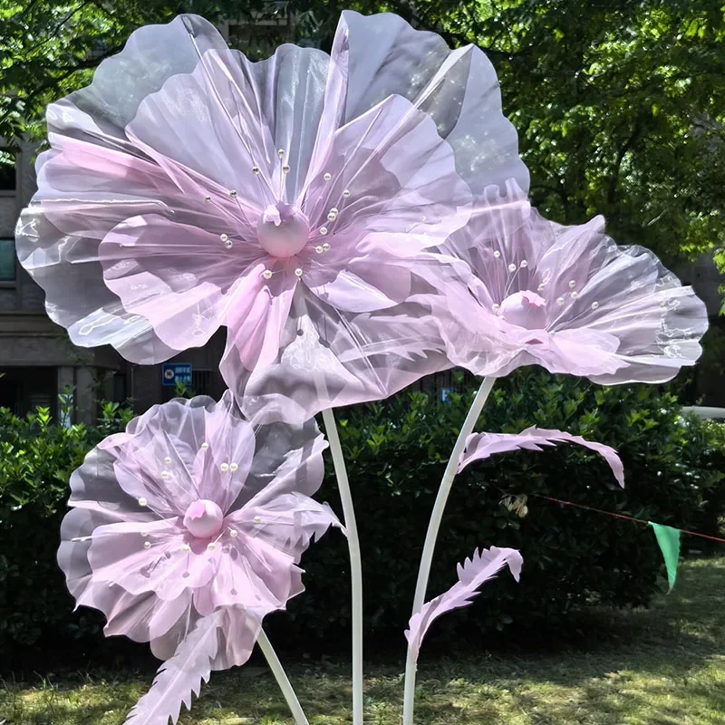 Искусственные цветы для украшения дома и сада 3 шт