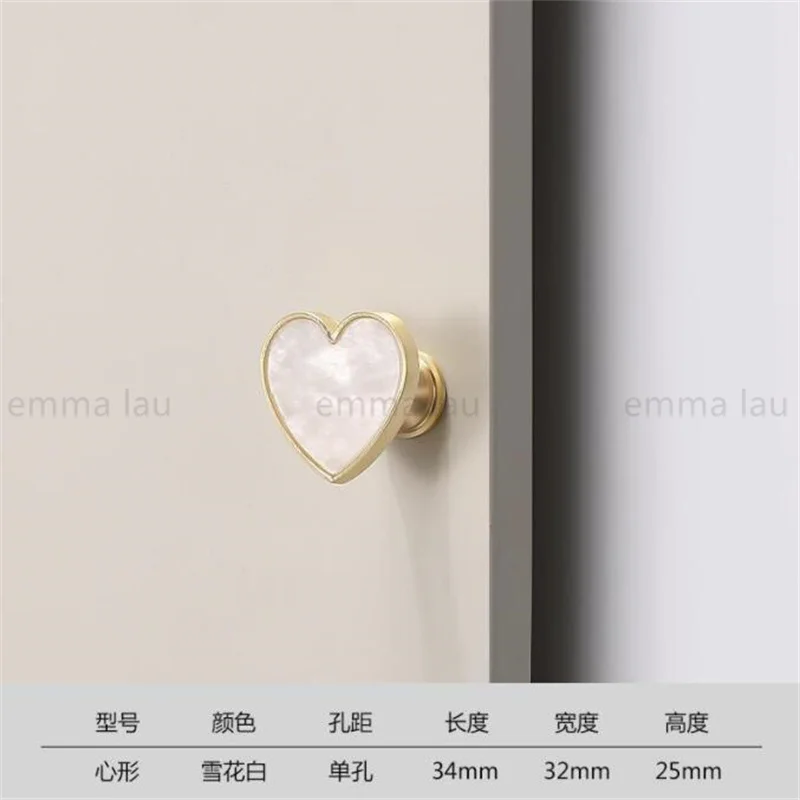 

Ручки для шкафа сердце снежинка цинковый сплав