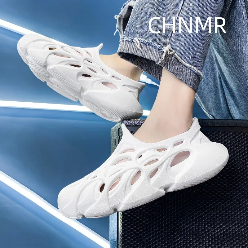 Мужские пляжные сандалии из искусственной кожи цвета в ассортименте