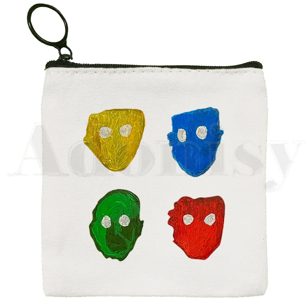 Zayn Malik Nobody Is Listening Harajuku Graphic Coin Purse Illustration Key Case Simple Small Cloth Bag New Creative Coin Purse