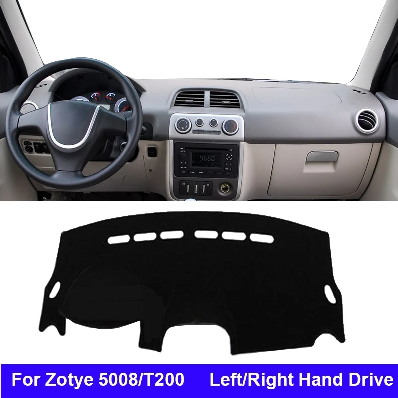 

Car Dashboard Cover DashMat Carpet Cape For Zotye 5008 T200 Protector Rug Anti-UV Block Sun Shade Ray Cushion Dash Mat