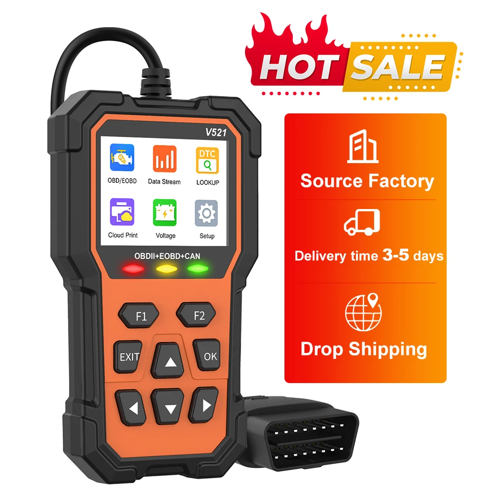 Lonauto V521 OBD II/EOBD сканер кодов