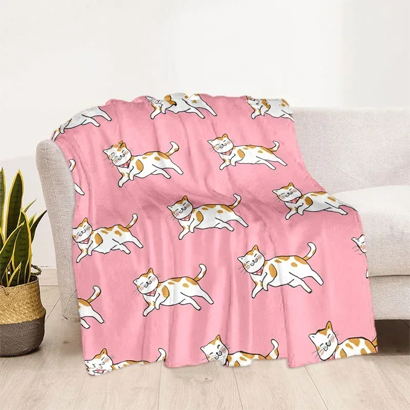 Selimut EL motif kartun kucing HD s мобильный Байи перепулька Танак Лаки-лаки Кантор диваны