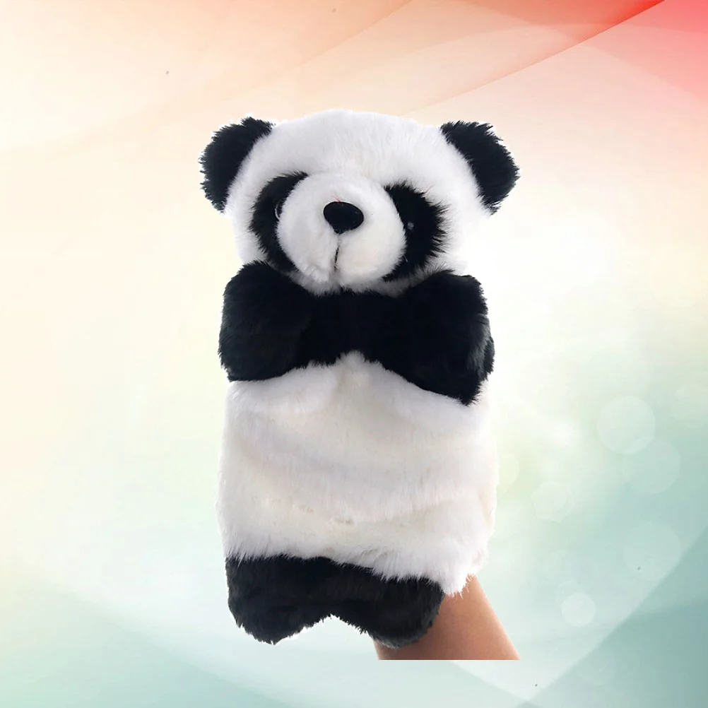 

Очаровательная панда, ручная марионетка, мультяшная история, реквизит для рассказа, ручная игра, дети, черный (черный + белый)