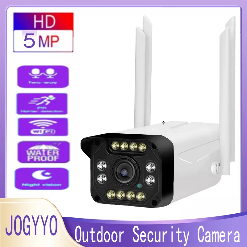 

5MP WIFI Outdoor Camera night vision Wireless Security Surveilance Two-Way Audio Kamera PIR Humanoid Tracking Waterproof ip cam