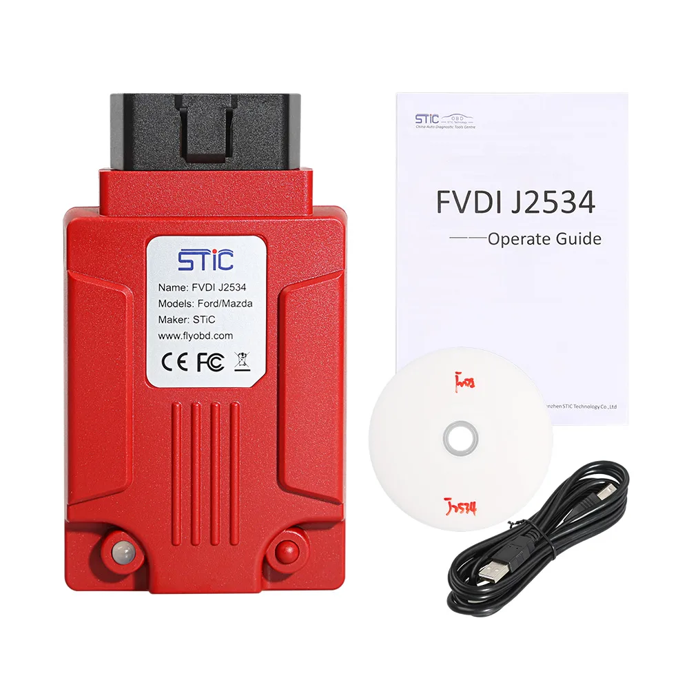 

SVCI J2534 Diagnostic Tool for Ford & Mazda IDS V124 Support Online Module Programming OBD2 Scanner