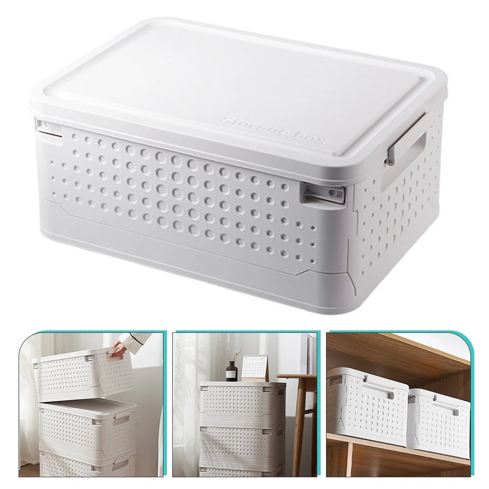 

Folding Clothes Storage Box Dormitory Storage Container Sundries Storage Case