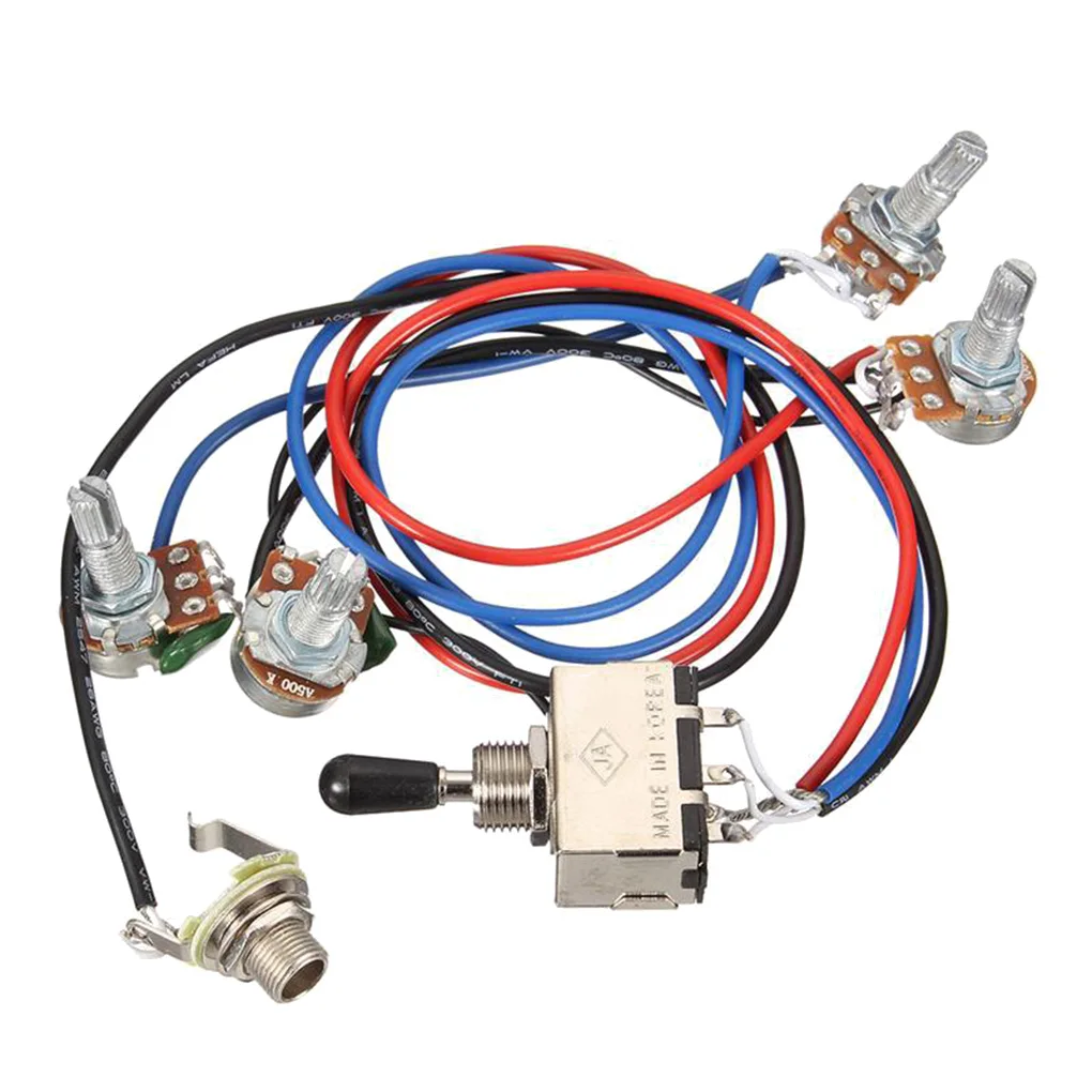 

Электрический гитарный потенциометр LP 2V2T, кабельная струна, аксессуары для музыкальных инструментов