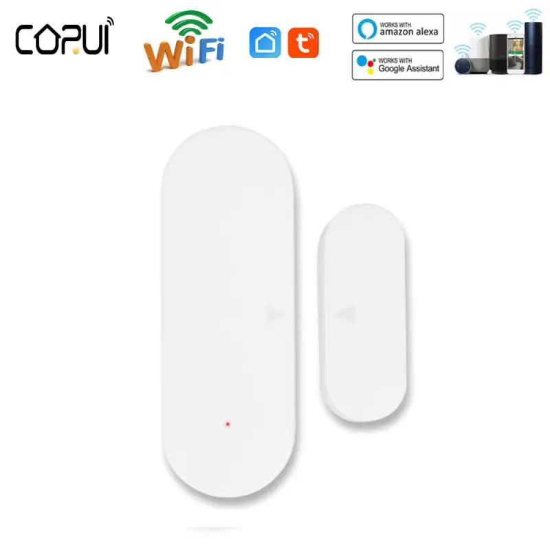 

Corui Tuya WiFi Door Sand Window Sensor Door Open / Closed Detectors Smart Home Smart Life APP Compatible With Alexa Google Home