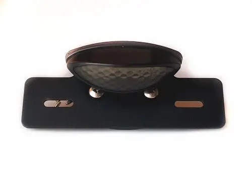 Smoke LED Brake Tail Light W/ License Plate Mount Cruiser Old School Vintage VT |