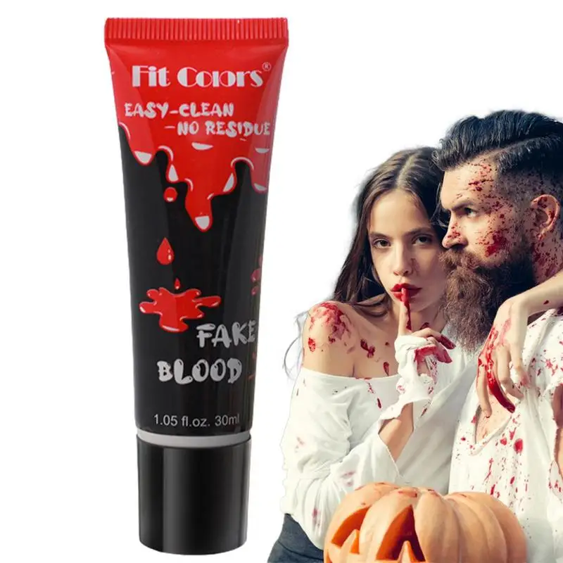 

Искусственная сцена для макияжа крови, искусственная сцена для макияжа крови для Хэллоуина, косплей, Хэллоуин, кровавая цифра, реалистичные эффекты