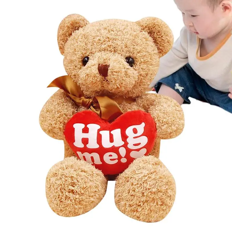 

38cm Plush Bear Dolls Bear Soft Toy Bear Wedding Gifts With Recording Talking Toy For Girls Birthday Party Baby Toy