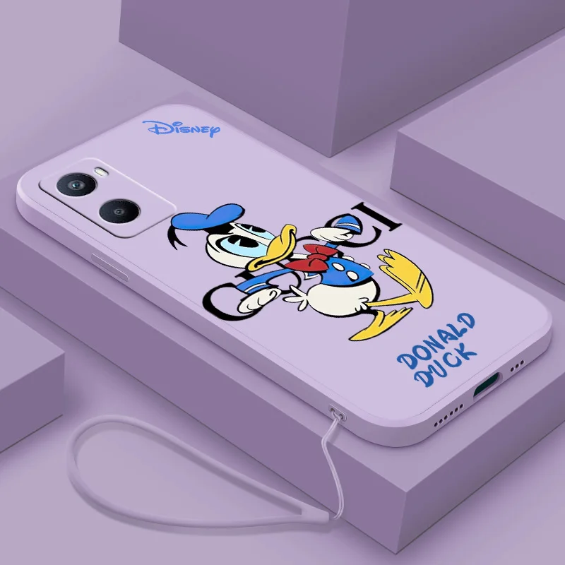 Чехол для телефона Disney Lovely Daisy Donald Duck OPPO A 98 96 94 93 78 76 74 73 72 57 55 54 53 52 31 16 S K E 2020 Liquid Rope