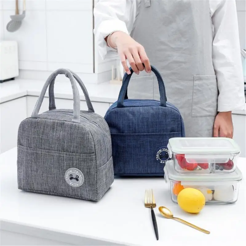 

Cationic Lunch Insulation Bag Thermal Insulation Lunch Box Bag For Work Cooler Bag Tote Picnic Bags Aluminum Foil Thickened Ice