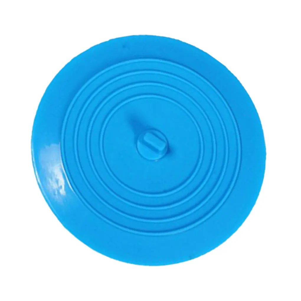 

2 Pcs Diameter 15CM Tub Stopper Food Grade Silicone Solid Color Large Round Flat Sink Plug Covers