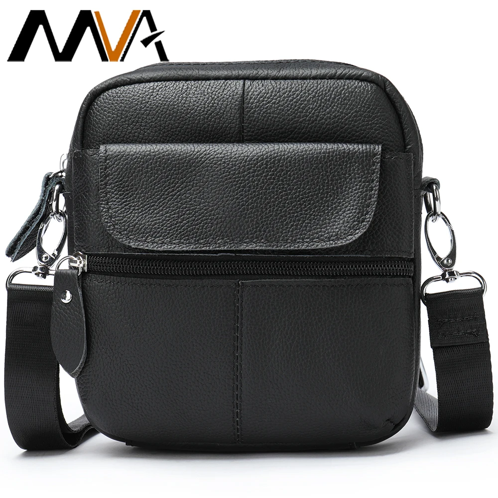 

Мужская сумка через плечо MVA из натуральной кожи, винтажная сумка на плечо, мужская деловая сумка для мужа, модная мужская сумка-мессенджер ...