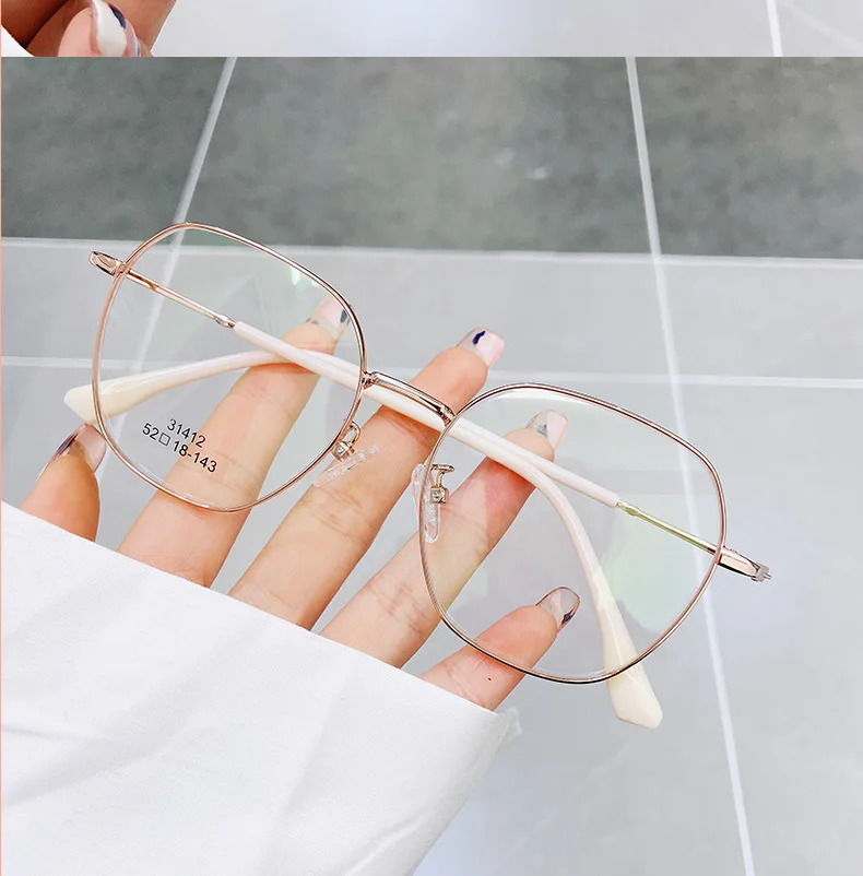 

2022 New arrival Computer Glasses Frame Women Men Anti Blue Light Round Eyewear Blocking Glasses Optical Spectacle Eyeglass