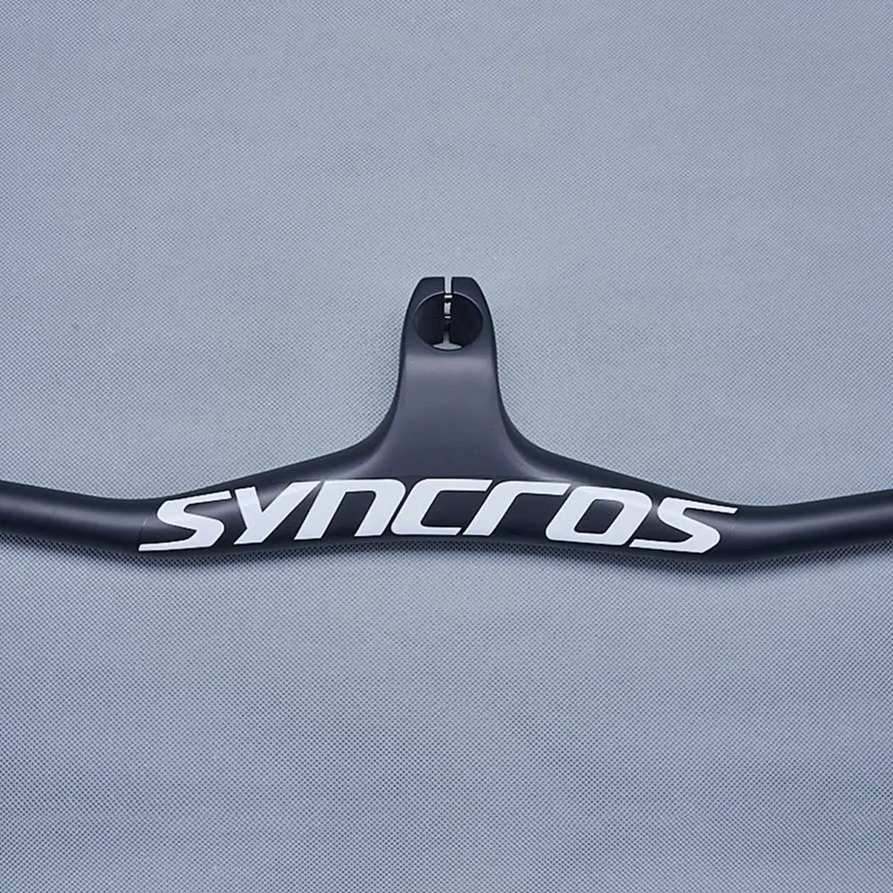 Горный велосипед Syncros интегрированный руль с выносом-17 градусов из углеродного