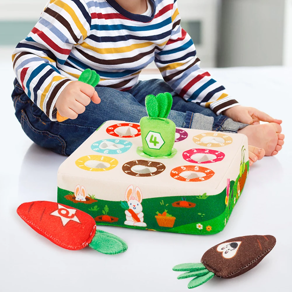 Игрушки-кролики интерактивные игрушки с 6 маленькими морковиками маленькие