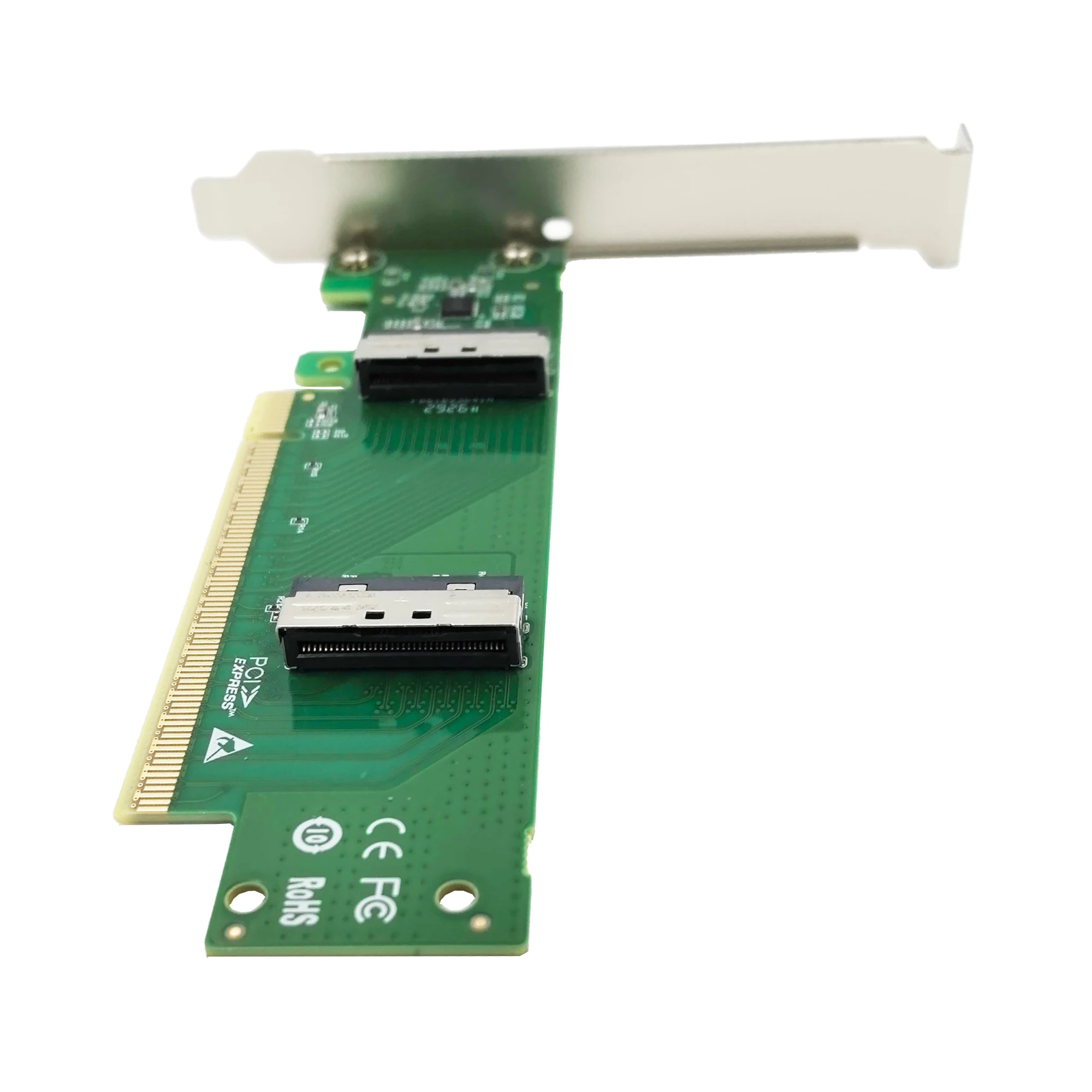 Фото Адаптер PCIe5.0 X16 на две карты расширения MCIO 8I №4