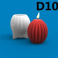 d10 lantern shape silicone candle mold gypsum form carving art aromatherapy plaster home decoration mold wedding gift handmade