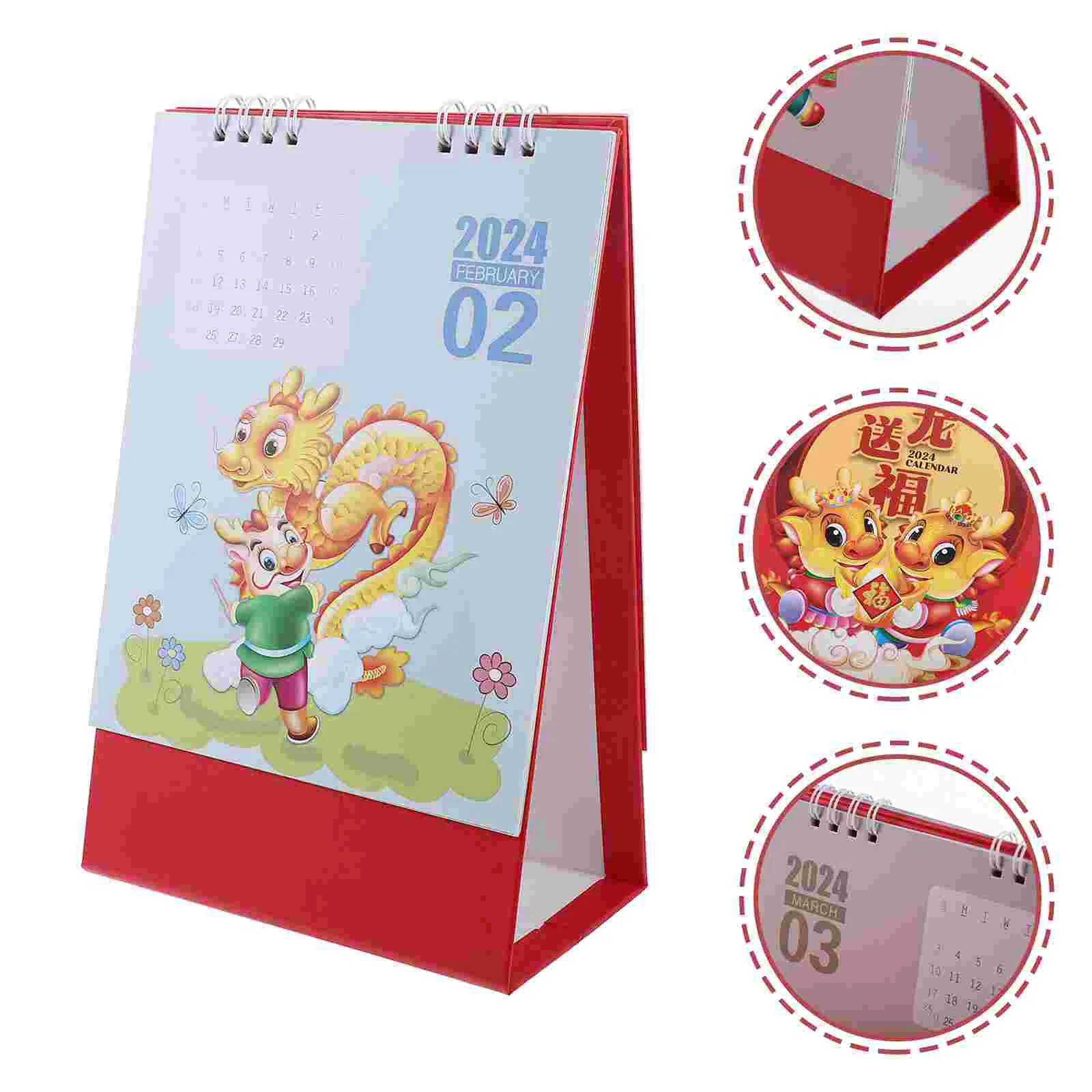 

Флип-календарь карманные календари маленький 2024 блочный стол для записей стоя ежедневное использование ежемесячный офисный портативный Настольный