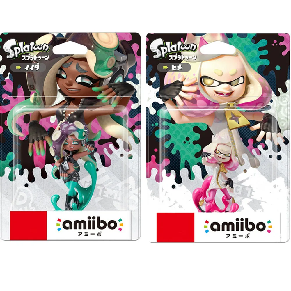 

Переключатель Amiibo Splatoon 2 фигурки NFC мерцание мальчик девочка кальмар Кали Мари жемчуг Марина часть 1