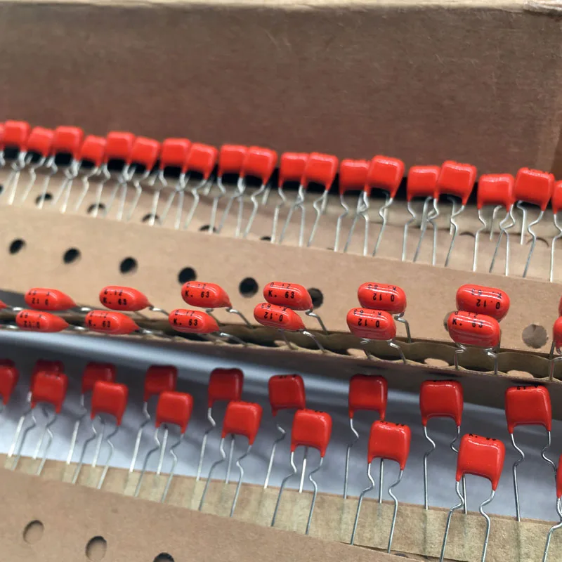 500 шт./BC MKT 0 12 мкФ 120NF 124 63 В 100 тонкопленочный конденсатор cbb