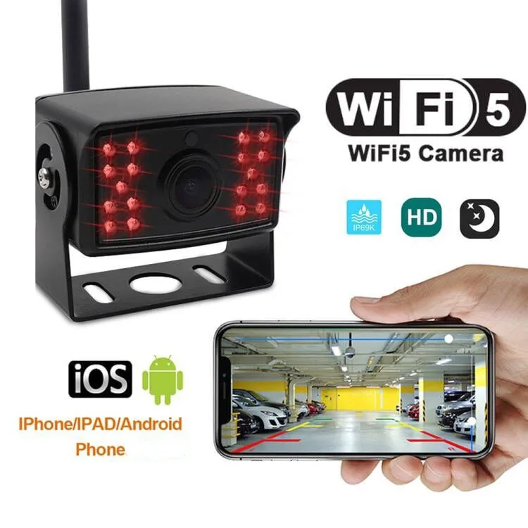 

5G support WIFI truck wireless camera HD night vision bus camera