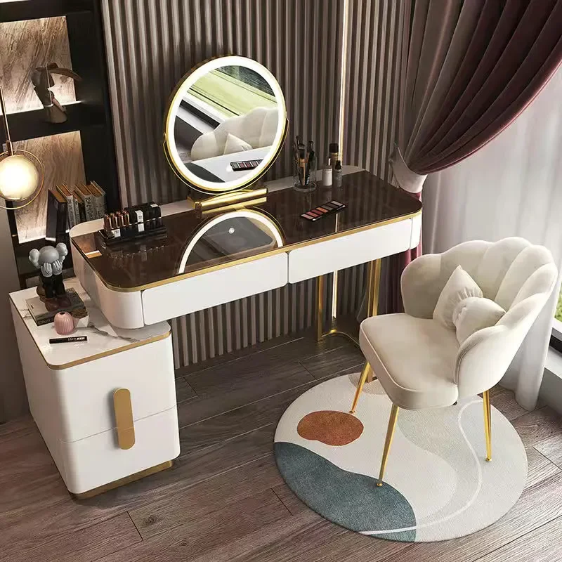 

Туалетный столик, роскошная доска, Фотофон, современный минималистичный шкаф для макияжа, мебель для спальни, шкафы