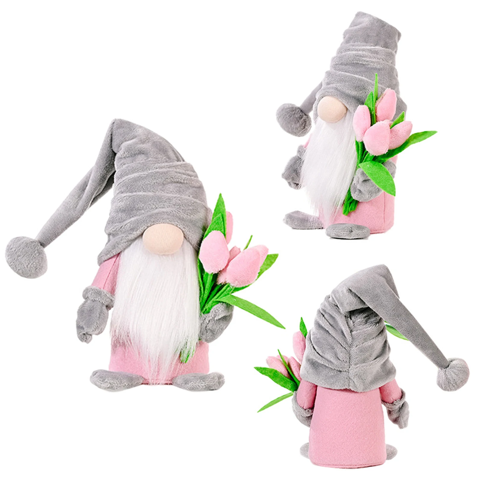 

Gnome DecorationsSpring Mother's Day Bunny Gnome Decor Stuffed Faceless Doll Dwarf Gnome Decorations Perfect Gifts For Your Mom