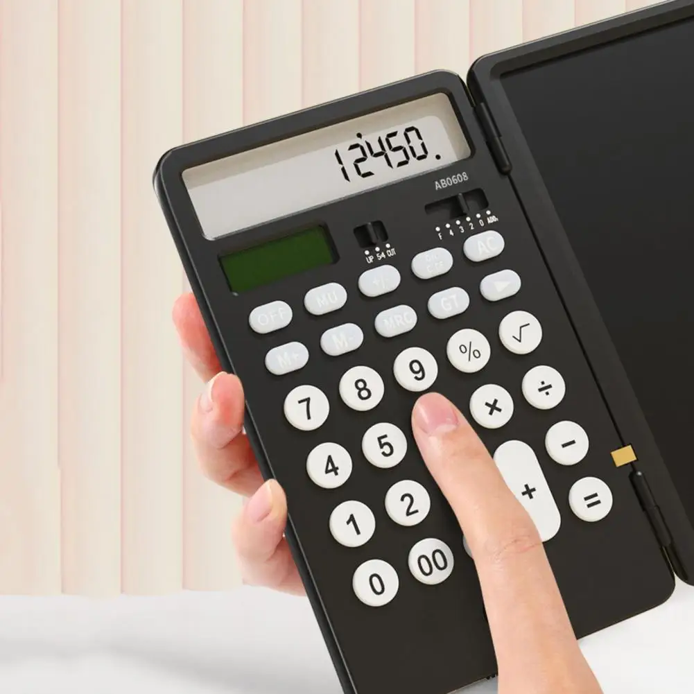 

1 Set Student Calculator Practical Save Paper 12 Digits-Display Office Supply Digital Calculator Calculator