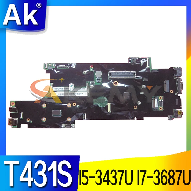 

Материнская плата для ноутбука Lenovo Thinkpad T431S, системная плата с центральным процессором I5-3437U DDR3 12235-2, протестированная материнская плата 100%