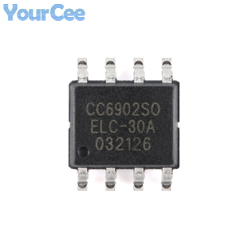 2 шт. CC6902SO 5A 10A 20A 30A SOP-8 2000V SMD с одним чипом, эффект холла, датчик тока, изоляционное напряжение