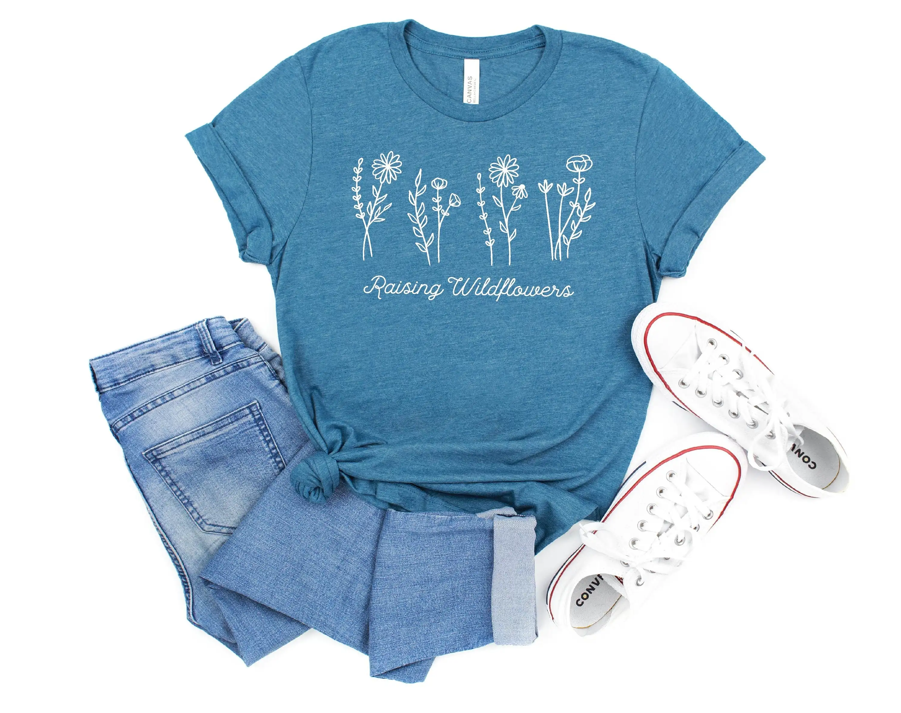 Футболка для выращивания диких цветов цветок мам на День Матери